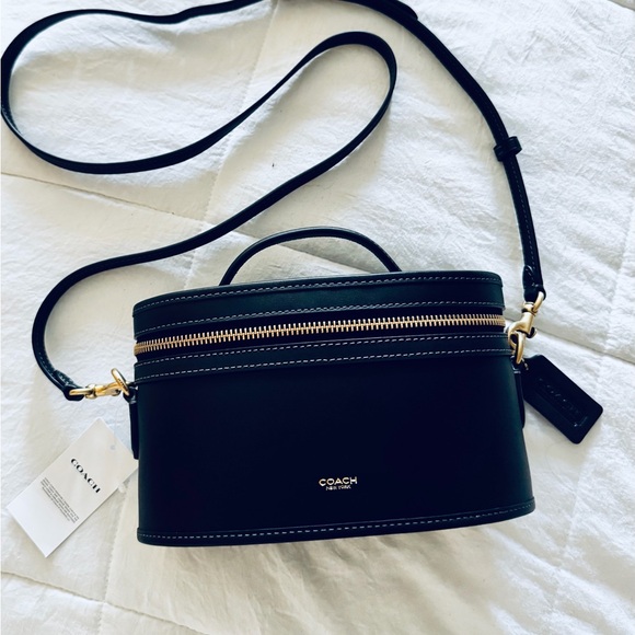Coach Handbags - Coach Leather Vanity Crossbody Bag